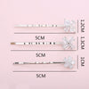 Wholesale Women's Trendy Zinc Alloy Flower Zircon Oneword Clip Hairpin In Light Luxury Style