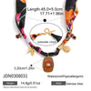 Wholesale Women's Ushaped Stainless Steel And Silk Scarf Chain Electroplated Necklace Jewelry For Holiday Vacation Style