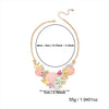 Wholesale Women's Vacation Style Minimalist Star Shape Alloy Electroplated Necklace
