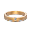 Wholesale Women's Valentine's Day Ring 925 Sterling Silver Geometric Frosted Wiredrawing Microinlaid Zircon Electroplated Ring