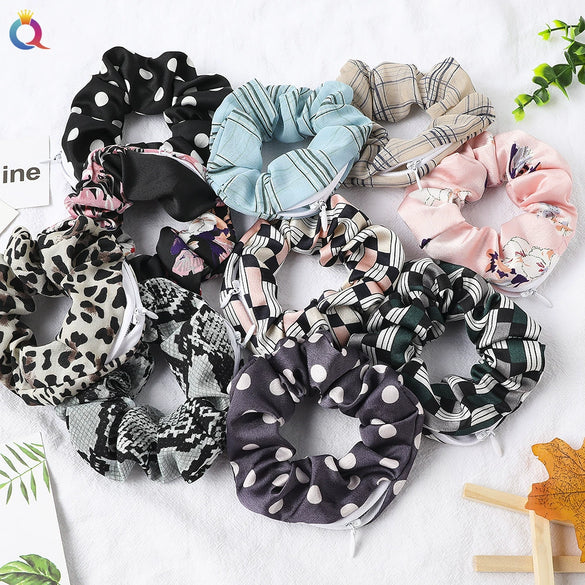 Wholesale Women's Velvet Cloth Purely Handmade Pig Intestine Hair Ring