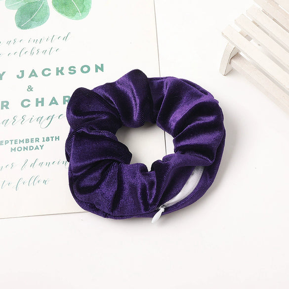 Wholesale Women's Velvet Cloth Purely Handmade Pig Intestine Hair Ring