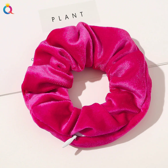 Wholesale Women's Velvet Cloth Purely Handmade Pig Intestine Hair Ring