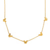 Wholesale Women's Versatile Stainless Steel 18K Gold Plated Butterfly Zodiac Animal Pattern Necklace