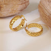 Wholesale Women's Vervain Wheat Jewelry Set With Horse Whip Chain Stainless Steel Electroplated