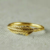 Wholesale Women's Vintage Alloy Ring With Flower And Leaves Pattern And Distressed Treatment