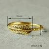 Wholesale Women's Vintage Alloy Ring With Flower And Leaves Pattern And Distressed Treatment