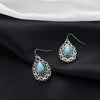 Wholesale Women's Vintage Bohemian Alloy Drop Shaped Geometric Electroplated Earrings