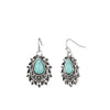 Wholesale Women's Vintage Bohemian Alloy Drop Shaped Geometric Electroplated Earrings