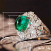 Wholesale Women's Vintage Copper Zircon Geometric Ring