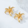 Wholesale Women's Vintage Fashion Zinc Alloy Flower Pistil Earrings With Electroplating