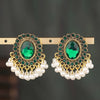 Wholesale Women's Vintage Geometric Alloy Rhinestone Pearl Drop Earrings