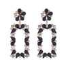 Wholesale Women's Vintage Geometric Alloy S925 Silver Needle Earrings With Diamond