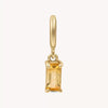Wholesale Women's Vintage Geometric Copper Pendant With Mixed Gemstone Inlay And 18K Gold Vacuum Furnace Plating December Birthstone Design