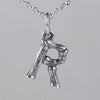 Wholesale Women's Vintage Geometric English Letter S925 Silver Necklace Pendant