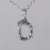 Wholesale Women's Vintage Geometric English Letter S925 Silver Necklace Pendant