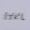 Wholesale Women's Vintage Geometric English Letter S925 Silver Necklace Pendant