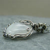 Wholesale Women's Vintage Geometric Moonstone Necklace Made Of Alloy With Electroplating