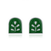 Wholesale Women's Vintage Geometric Plants And Flowers 925 Sterling Silver Electroplated Earrings