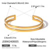 Wholesale Women's Vintage Geometric Stainless Steel Electroplated Doublelayer Line Bracelet