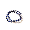 Wholesale Women's Vintage Handmade Freshwater Pearl Geometric Pattern Bracelet