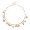Wholesale Women's Vintage Tassel Faux Pearl Starfish Zinc Alloy Waist Chain