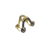 Wholesale Women's Vshaped Rhinestone Hairpin Electroplated Geometric Grab Clip