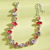 Wholesale Women's Zinc Alloy Bracelet With Geometric And Drop Shape Patterns Set With Diamonds