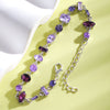 Wholesale Women's Zinc Alloy Bracelet With Geometric And Drop Shape Patterns Set With Diamonds