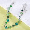 Wholesale Women's Zinc Alloy Bracelet With Geometric And Drop Shape Patterns Set With Diamonds