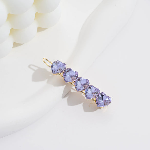 Wholesale Women's Zinc Alloy Cute Inlay Hairpin Frog Clip Jewelry