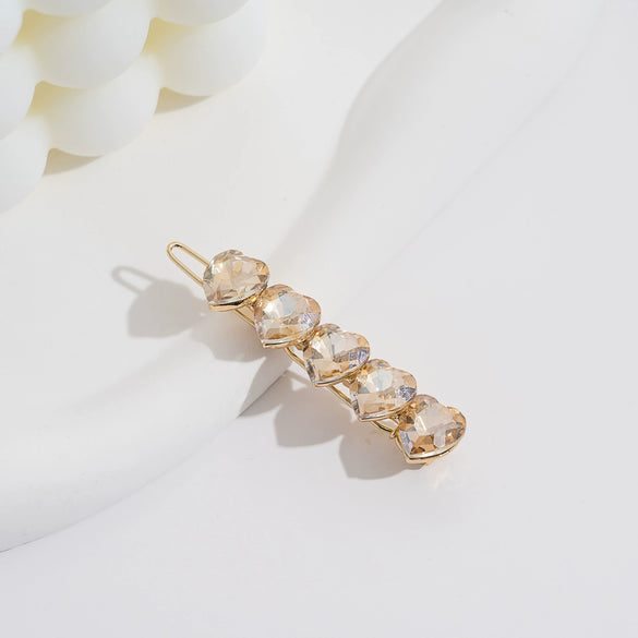 Wholesale Women's Zinc Alloy Cute Inlay Hairpin Frog Clip Jewelry