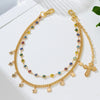 Wholesale Women's Zinc Alloy Fivepointed Star Pendant Tassel Street Punk Waist Chain