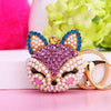 Wholesale Women's Zinc Alloy Fox Head Car Keychain And Bag Pendant Cute Creative Cartoon Animation Design