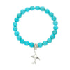 Wholesale Women's Zinc Alloy Geometric Beaded Cross Bracelet With Electroplating Jewelry
