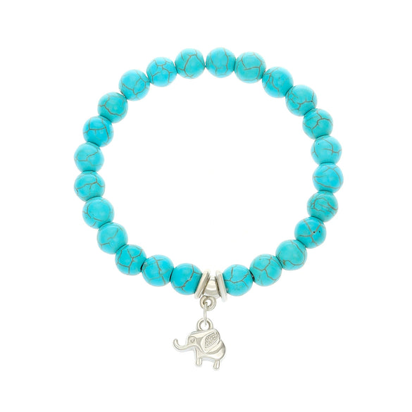 Wholesale Women's Zinc Alloy Geometric Beaded Cross Bracelet With Electroplating Jewelry