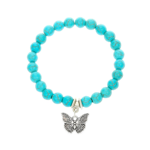 Wholesale Women's Zinc Alloy Geometric Beaded Cross Bracelet With Electroplating Jewelry