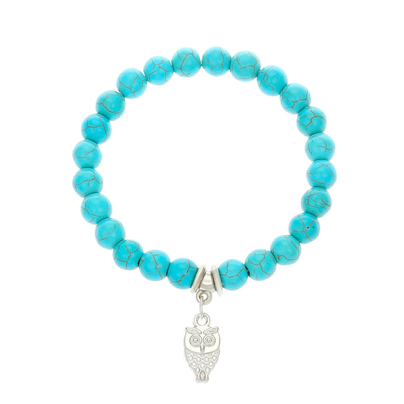 Wholesale Women's Zinc Alloy Geometric Beaded Cross Bracelet With Electroplating Jewelry