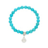 Wholesale Women's Zinc Alloy Geometric Beaded Cross Bracelet With Electroplating Jewelry