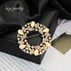 Wholesale Women's Zinc Alloy Geometric Brooch With Electroplating