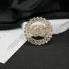 Wholesale Women's Zinc Alloy Geometric Flower Drop Shape Electroplating Brooch Jewelry