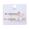 Wholesale Women's Zinc Alloy Handmade Daisy Pattern Word Clip Hairpin