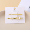 Wholesale Women's Zinc Alloy Handmade Daisy Pattern Word Clip Hairpin