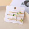 Wholesale Women's Zinc Alloy Handmade Daisy Pattern Word Clip Hairpin