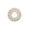 Wholesale Women's Zinc Alloy Pearl Brooch With Star And Heart Shapes Electroplated Clothing Accessories Jewelry