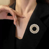 Wholesale Women's Zinc Alloy Pearl Brooch With Star And Heart Shapes Electroplated Clothing Accessories Jewelry