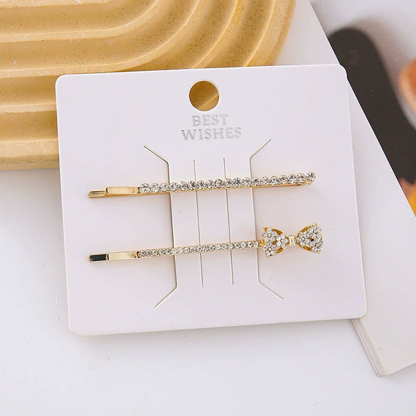 Wholesale Women's Zinc Alloy Side Bangs Clip With Butterfly Design Heavy Industry Fairy Style