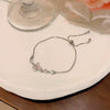 Wholesale Women's Zircon Butterfly Copper Bracelet With Electroplating Treatment Animal Insect Style