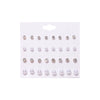 Wholesale Women's Zircon Earrings Set Zinc Alloy Geometric Style Diamond Design