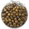 Wholesale Wood Beaded Accessories Chicken Wings Style Round Green Sandalwood Beads For Bracelet Necklace